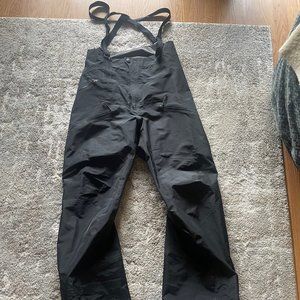 Patagonia Powslayer Goretex Pro Bibs Men's Small Black